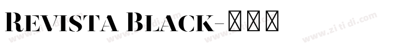 Revista Black字体转换